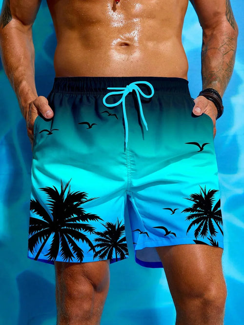 Breathable Swim Trunks with Pockets